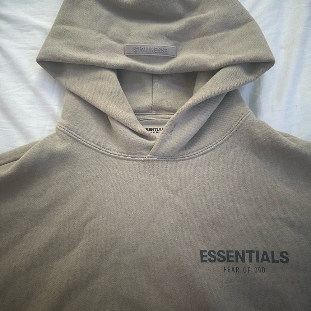 Fear of God Essentials Kids Pullover Hoodie ‘Pistachio’